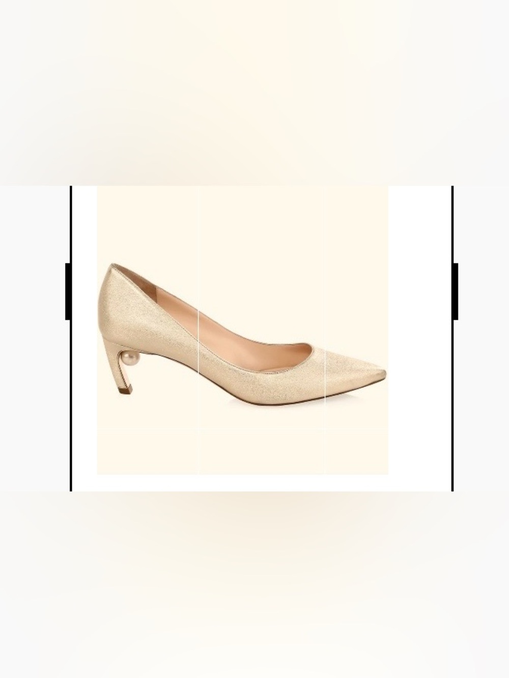 💫STUNNING!NWOT NICHOLAS KIRKWOOD•MIRA•Gold Pearl Pumps/Heels•Size 7•NEW•$795